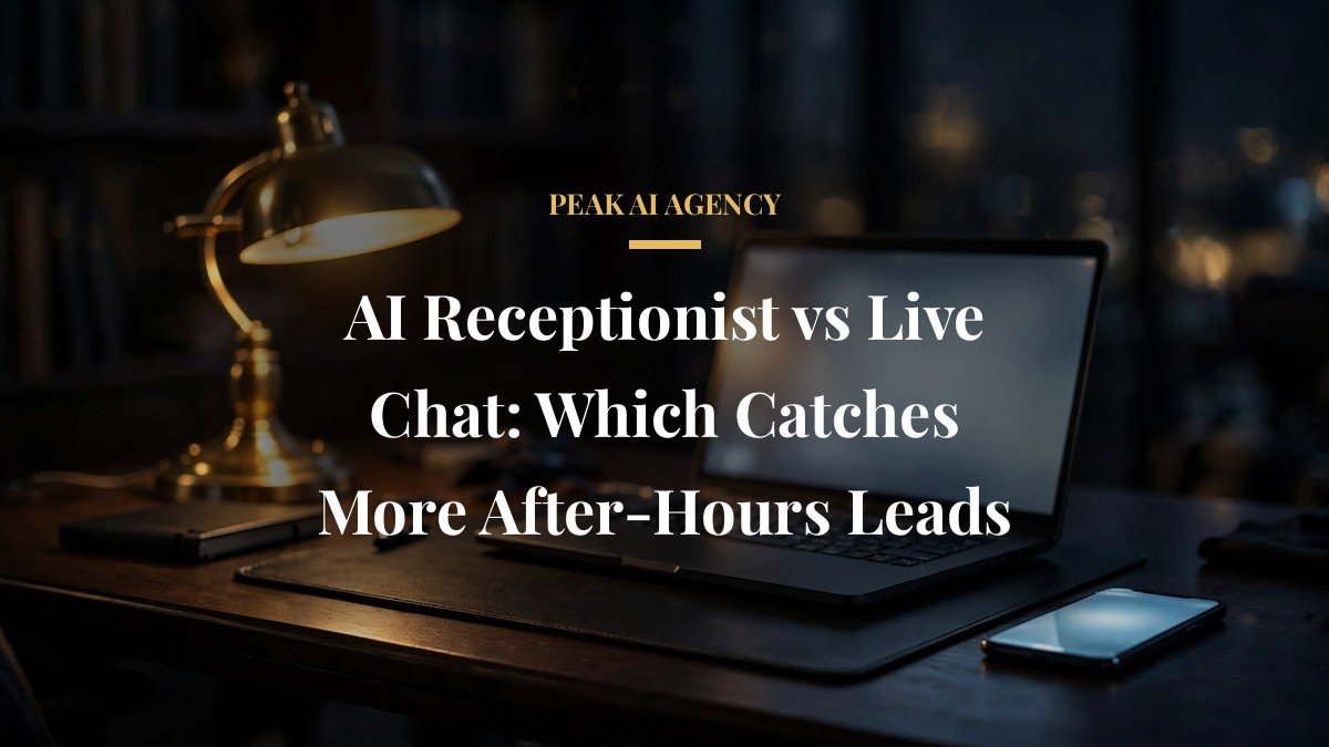 AI Receptionist vs Live Chat: Which Catches More After-Hours Leads