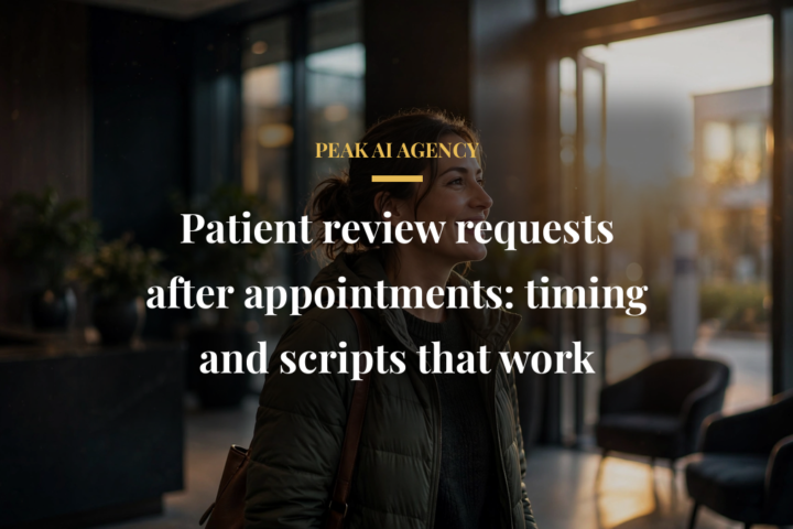 Patient leaving a clinic review after an appointment reminder call