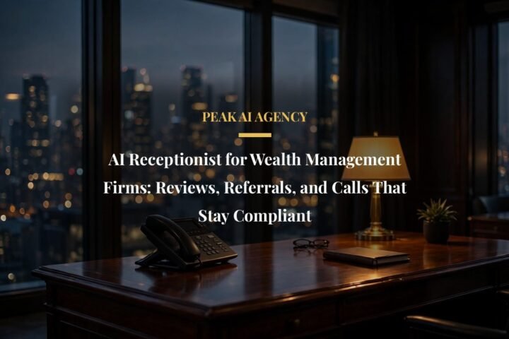 AI receptionist for wealth management firms answering client calls