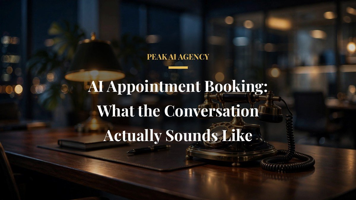 AI Appointment Booking: What the Conversation Actually Sounds Like