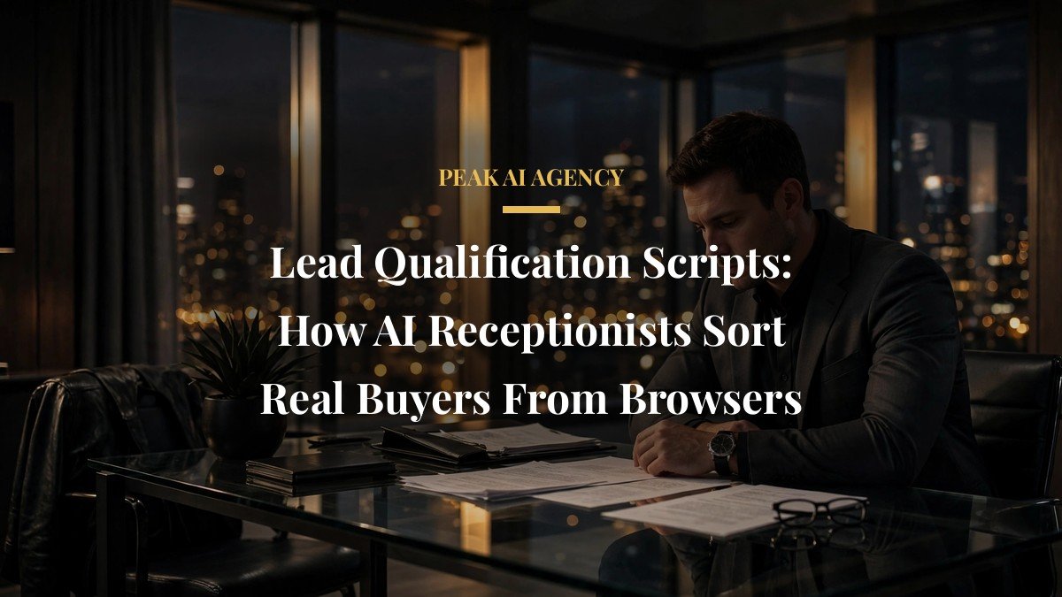 Lead Qualification Scripts: How AI Receptionists Sort Real Buyers From Browsers