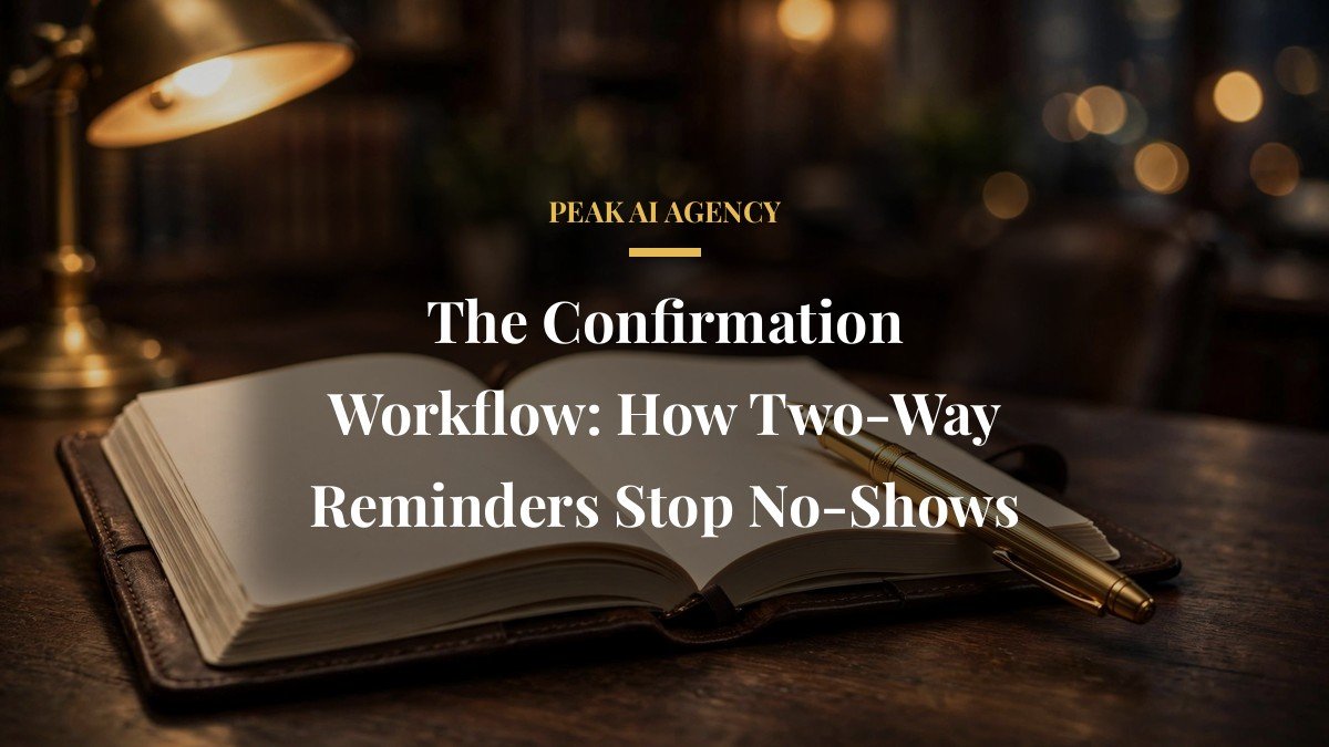 The Confirmation Workflow: How Two-Way Reminders Stop No-Shows