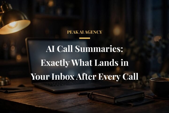 AI call summaries delivered to inbox after every call