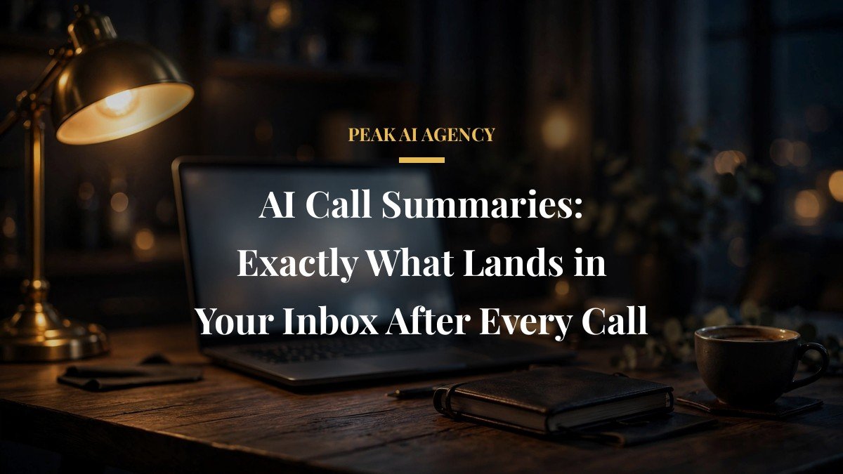 AI Call Summaries: Exactly What Lands in Your Inbox After Every Call
