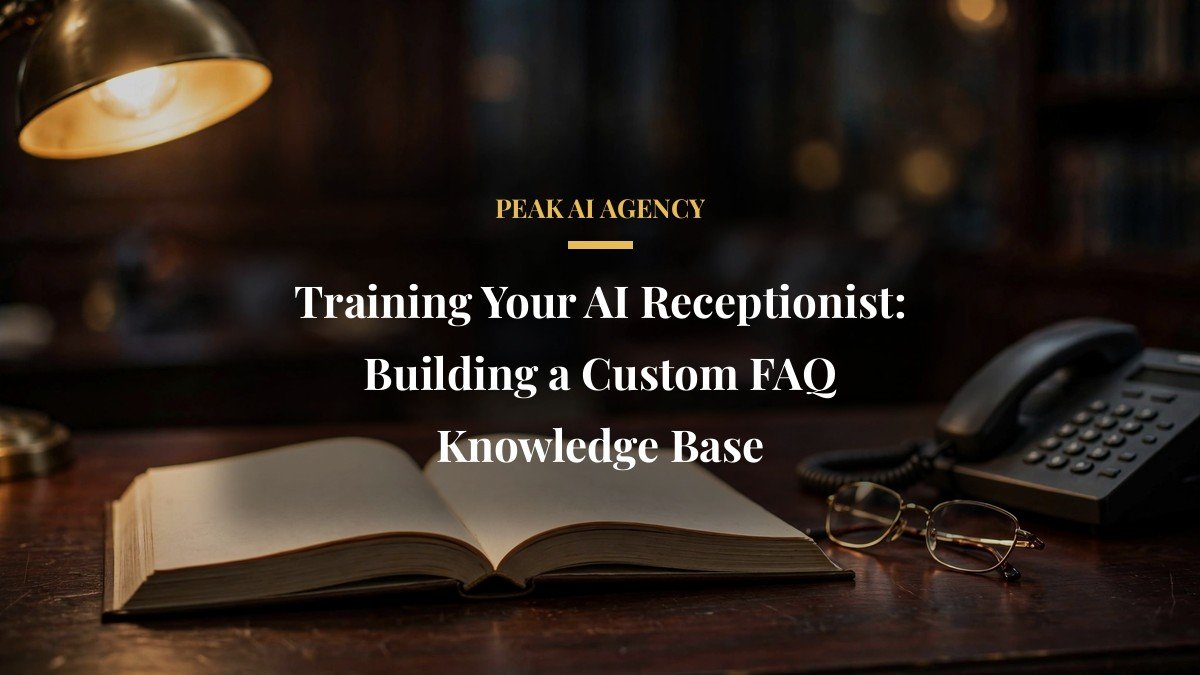 Training Your AI Receptionist: Building a Custom FAQ Knowledge Base