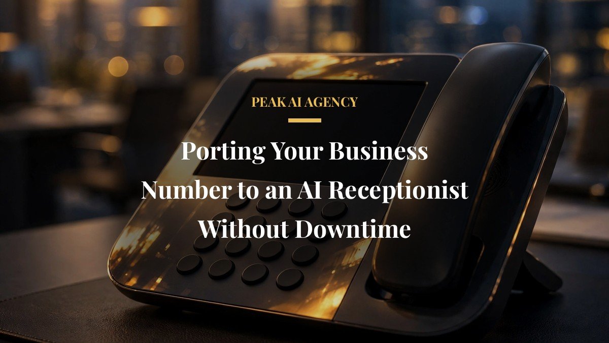 Porting Your Business Number to an AI Receptionist Without Downtime