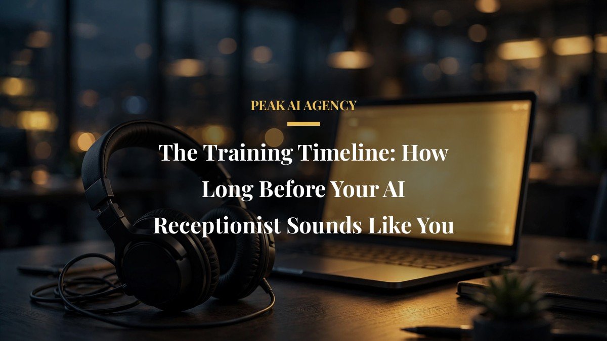 The Training Timeline: How Long Before Your AI Receptionist Sounds Like You