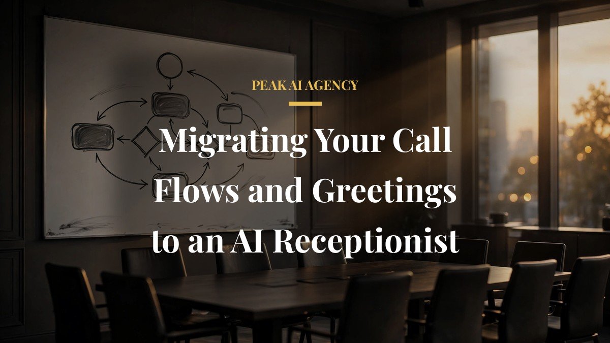 Migrating Your Call Flows and Greetings to an AI Receptionist