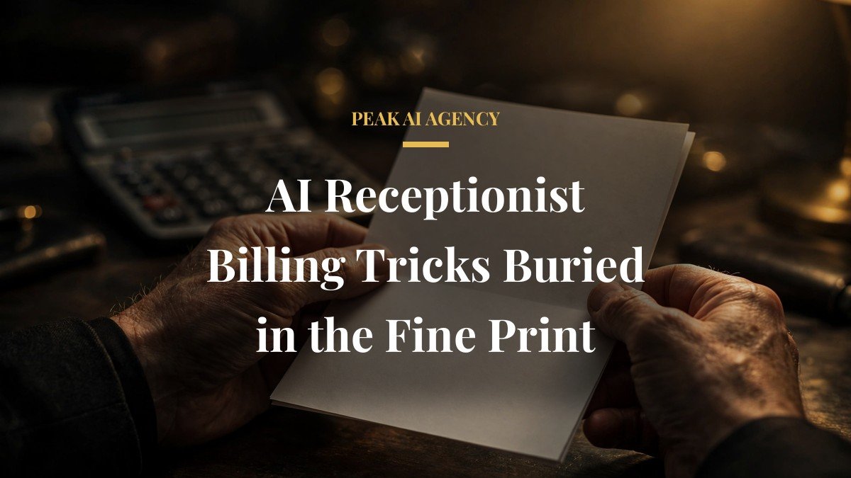 AI Receptionist Billing Tricks Buried in the Fine Print