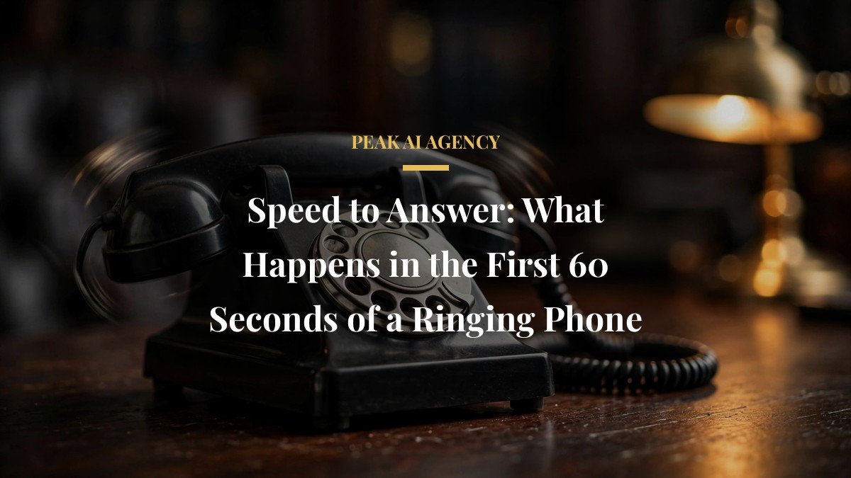 Speed to Answer: What Happens in the First 60 Seconds of a Ringing Phone