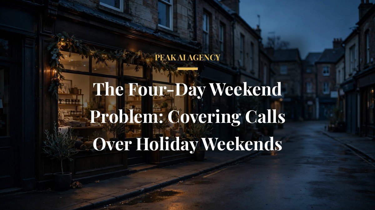 The Four-Day Weekend Problem: Covering Calls Over Holiday Weekends