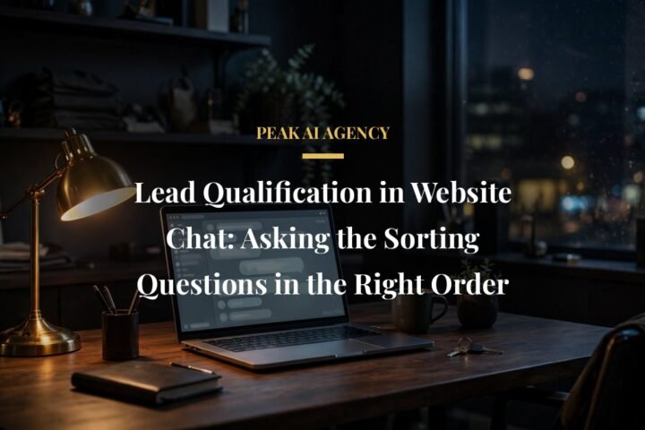 lead qualification chatbot questions - Lead Qualification in Website Chat: Asking the Sorting Questions in the Right Order