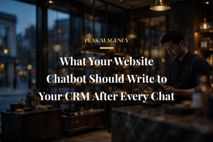 chatbot crm integration fields - What Your Website Chatbot Should Write to Your CRM After Every Chat