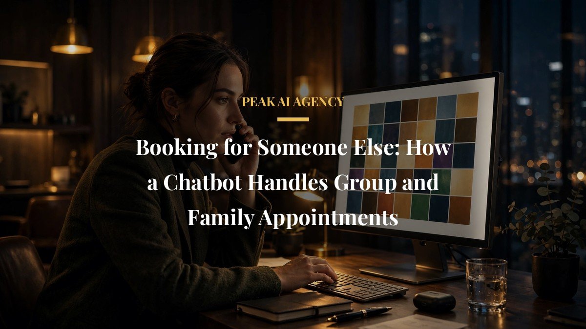 Booking for Someone Else: How a Chatbot Handles Group and Family Appointments