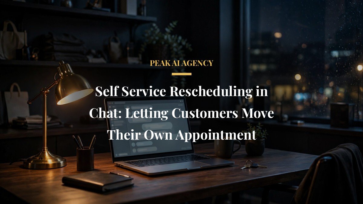 Self Service Rescheduling in Chat: Letting Customers Move Their Own Appointment