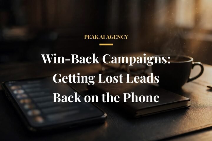 Win-back campaign for lost leads with AI receptionist follow-up calls