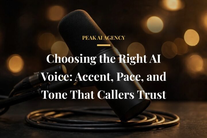 Choosing the right AI receptionist voice for caller trust