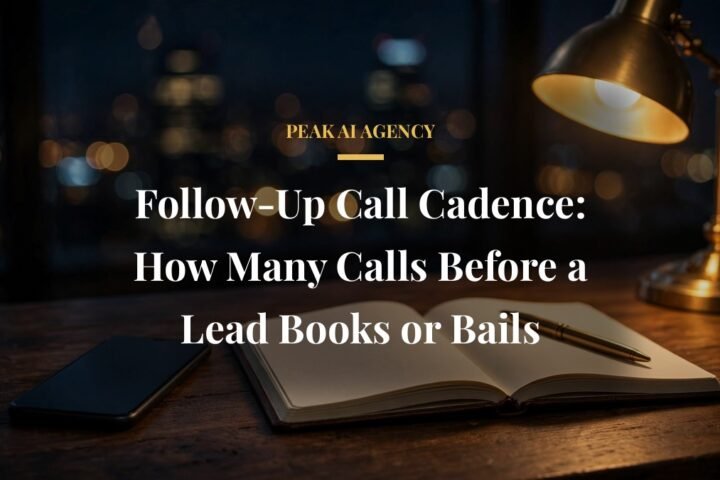 Follow-up call cadence that books more service jobs