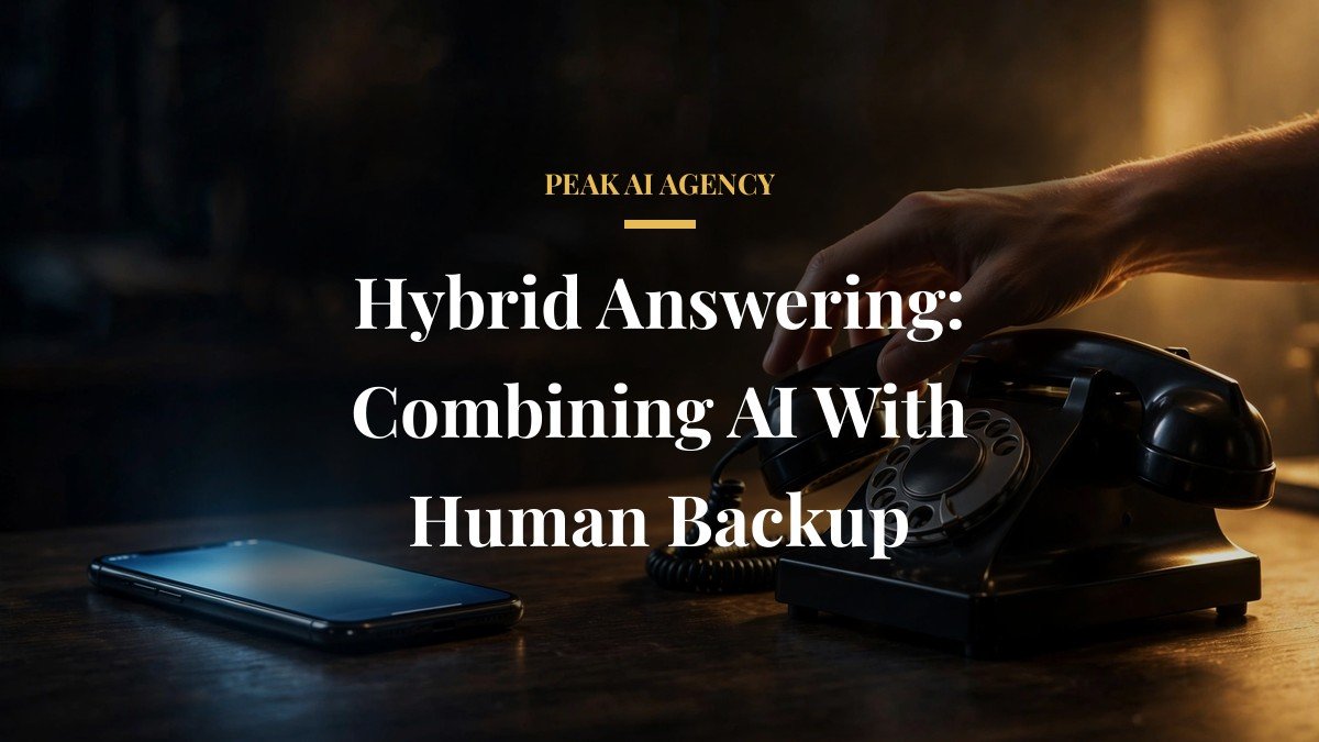 Hybrid Answering: Combining AI With Human Backup